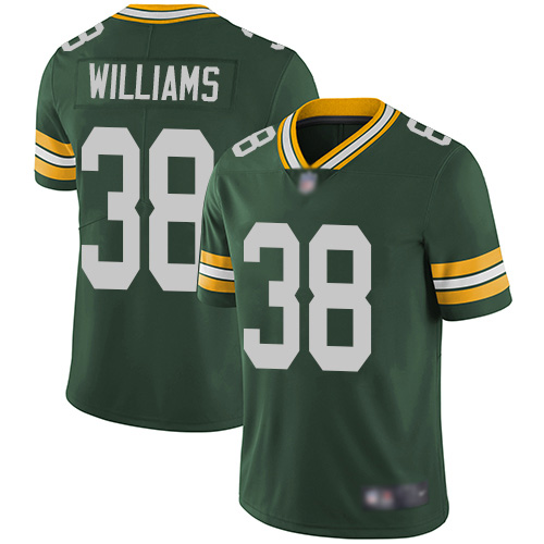 Green Bay Packers Limited Green Men #38 Williams Tramon Home Jersey Nike NFL Vapor Untouchable->green bay packers->NFL Jersey